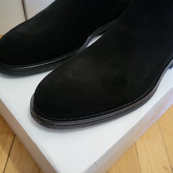 Aldo Men's Bentworth in Black Leather Chelsea Boots. - Picture 3 of 9